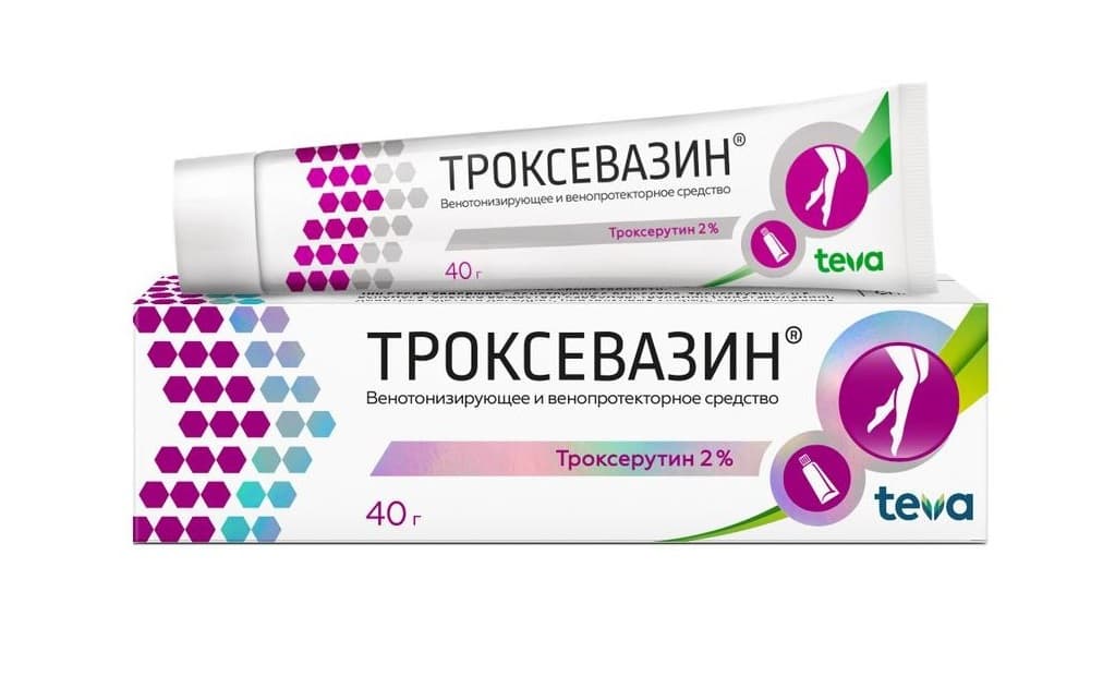 троксевазин гель 2% 40 г