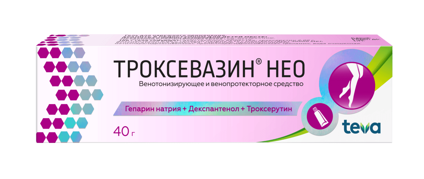 троксевазин нео гель 2% 40г