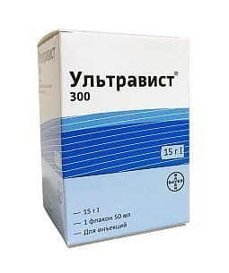 ультравист р-р для ин 300 мг/мл 50 мл 1 фл