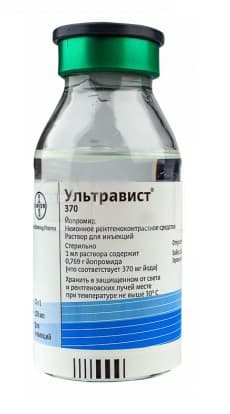ультравист р-р для ин 370 мг/мл 100 мл 1 фл