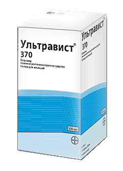 ультравист р-р для ин 370 мг/мл 500 мл 1 фл