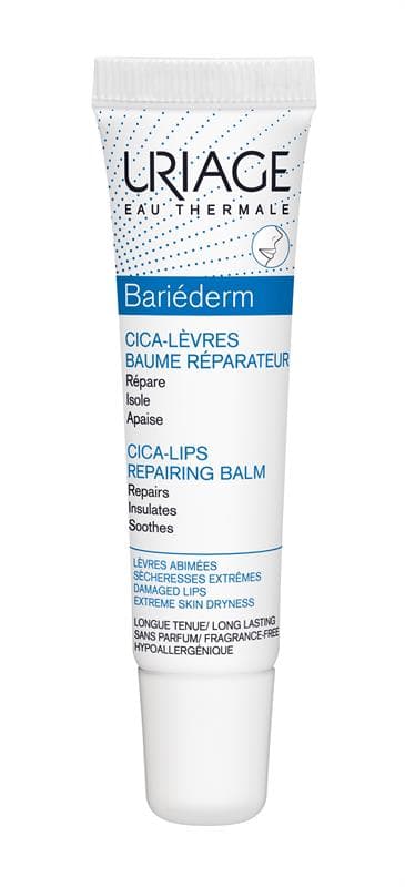 Урьяж Bariederm Cica-Lips бальзам для губ восстанавливающий 15мл
