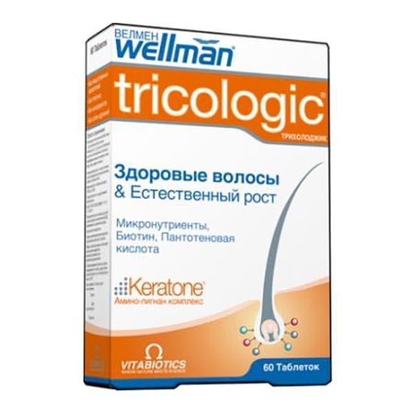 Wellman Tricologic 60 таблеток