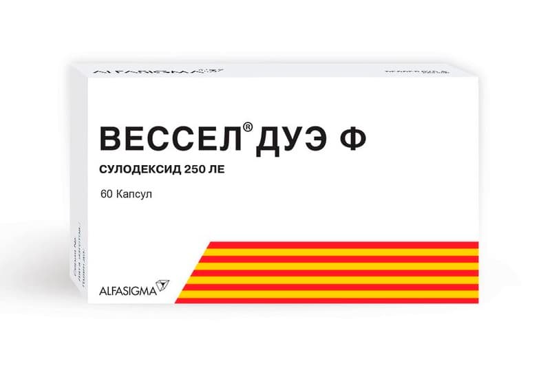 вессел дуэ ф капсул 250ед N60