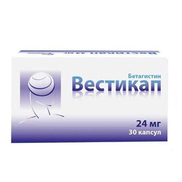вестикап капсул 24мг 30