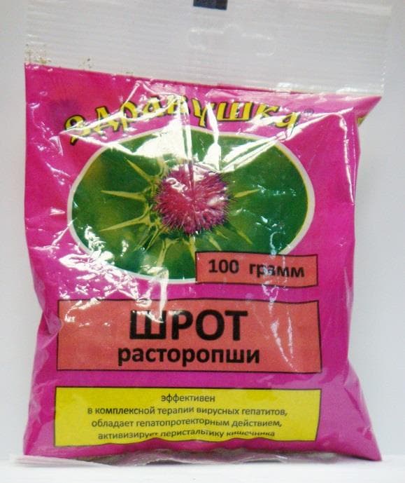 здравушка расторопша шрот 100 г