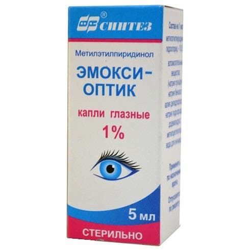 эмокси-оптик капли глазн 1% 5мл