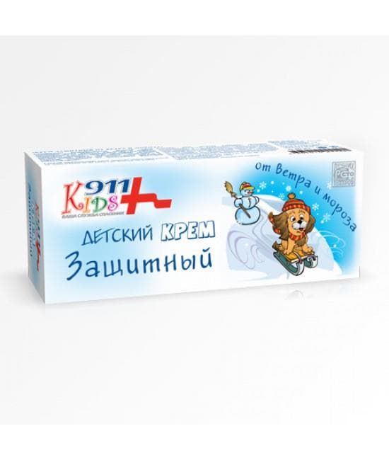 911-kids крем детский защитный 50 мл от ветра и мороза