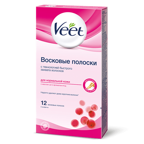 вит полоски восковые для нормальной кожи N12