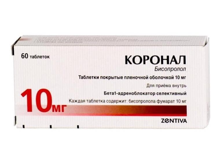 коронал таб ппо 10мг N60