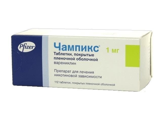 чампикс 1 мг n112 табл