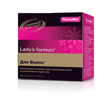 Ladys formula для волос 30 таблеток