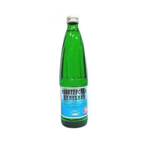 вода минеральная новотерская 0,5 л стекло газ
