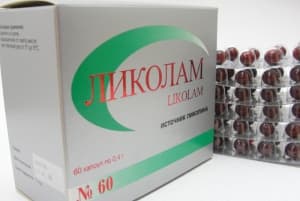 ликолам капсул 400мг 60