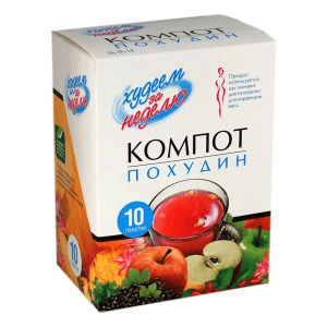худеем за неделю компот 18 г 10 шт
