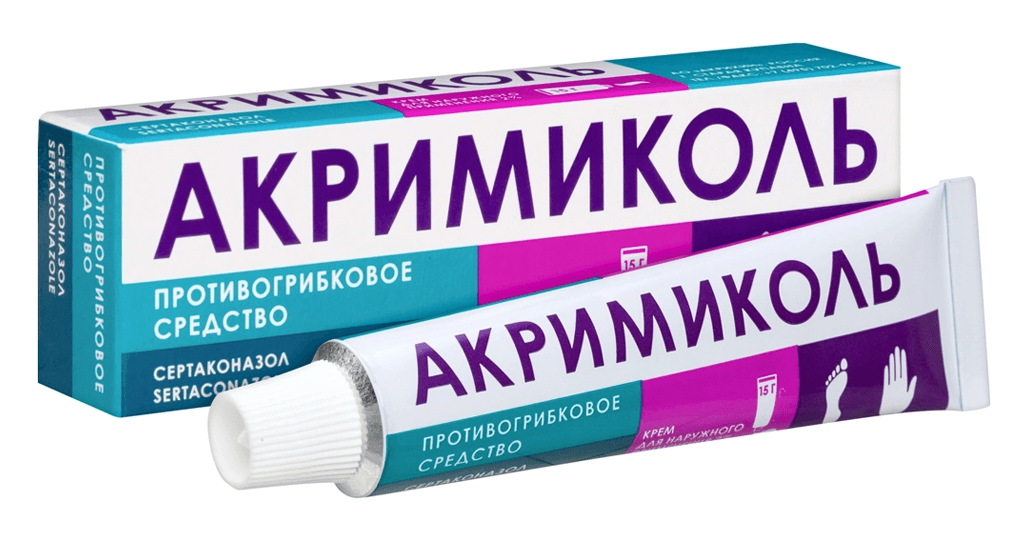 акримиколь крем для наруж примен 2% 15г