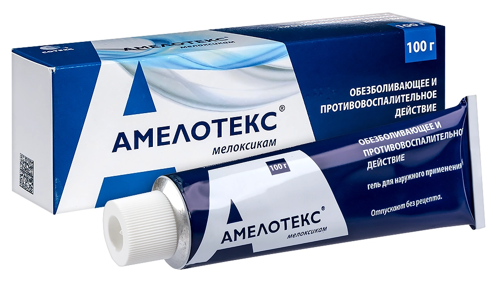 амелотекс гель для наружн примен 1% туб 100г