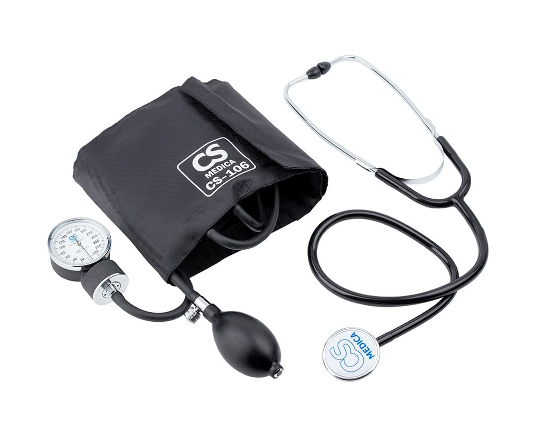 cs medica тонометр механический cs-106 с фонендоскопом