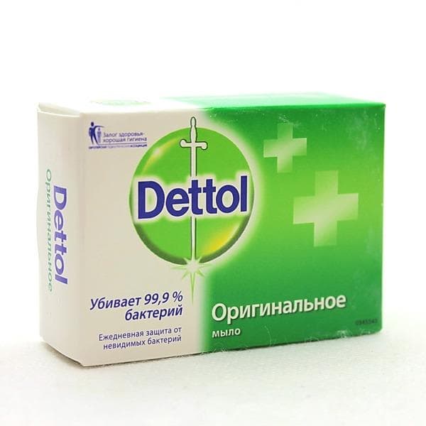 деттол мыло оригинальное 100 г