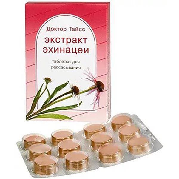 доктор тайсс эхинацеи таб для рассас 60г