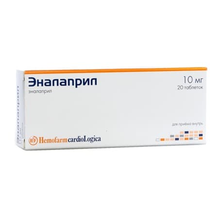 эналаприл таб 10мг 20