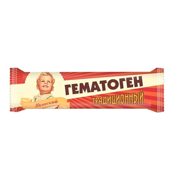 гематоген традиционный плюс плитка 35г детский