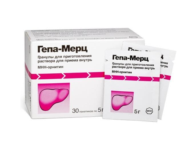 гепа-мерц гранулы 5 г 30 пак