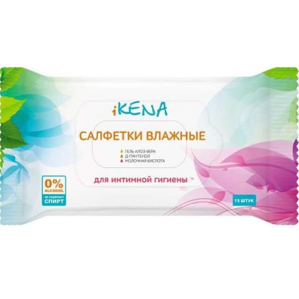 икена салфетки для интим гигиен 15 молочная к-та