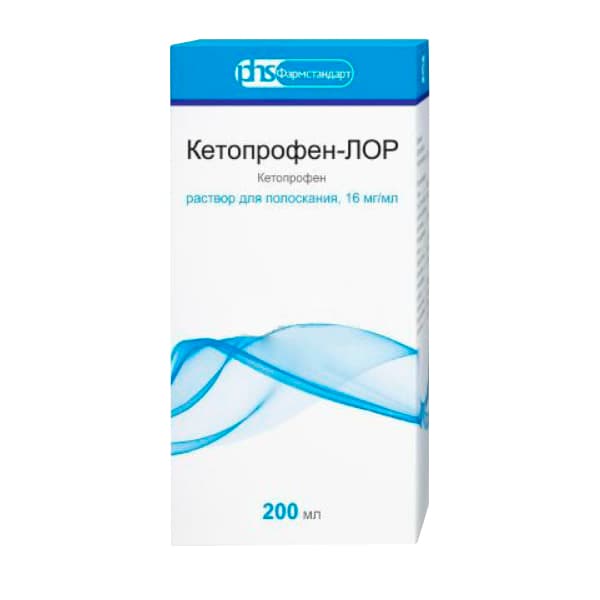 кетопрофен-лор р-р для полоск 16мг/мл 200мл