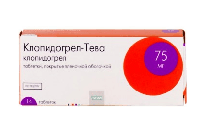 клопидогрел-тева таб ппо 75мг 14