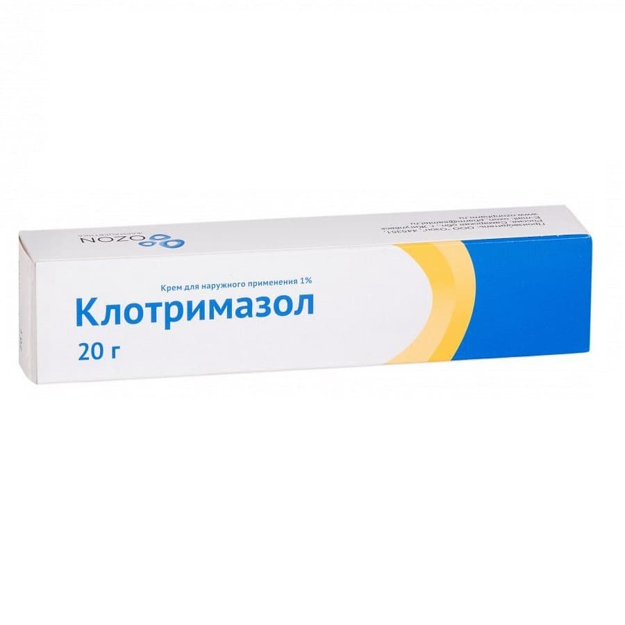 клотримазол-озон крем для наруж примен 1% 20г