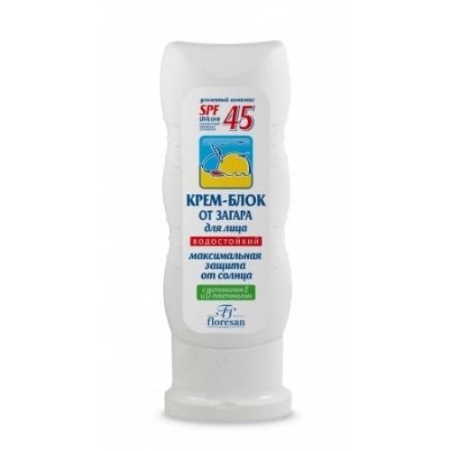 флоресан крем-блок солнцезащитный spf45 60 мл