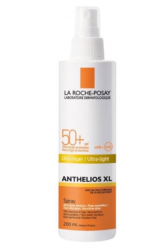 la roche posay Anthelios xl спрей для лица и тела ультралегкий spf50 плюс 200 мл