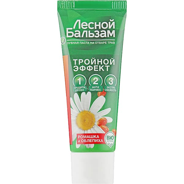 лесной бальзам з/паста 75мл ромашка плюс облепиха