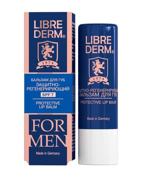 либридерм for men бальзам для губ 4 г