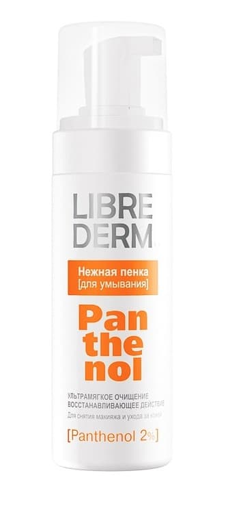 Librederm пантенол пенка для умыван 160мл нежная