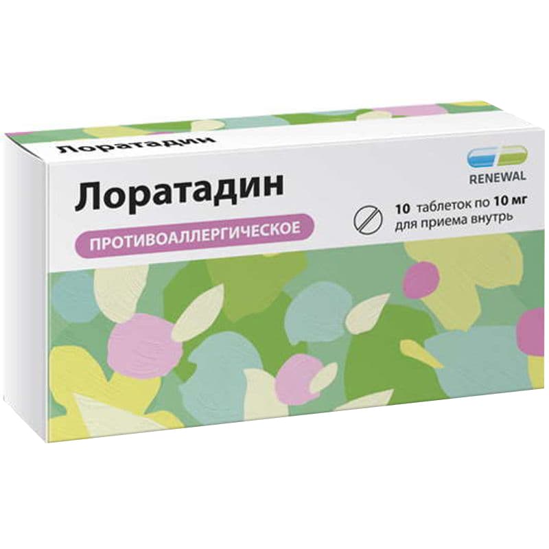 лоратадин-реневал таб 10мг N10