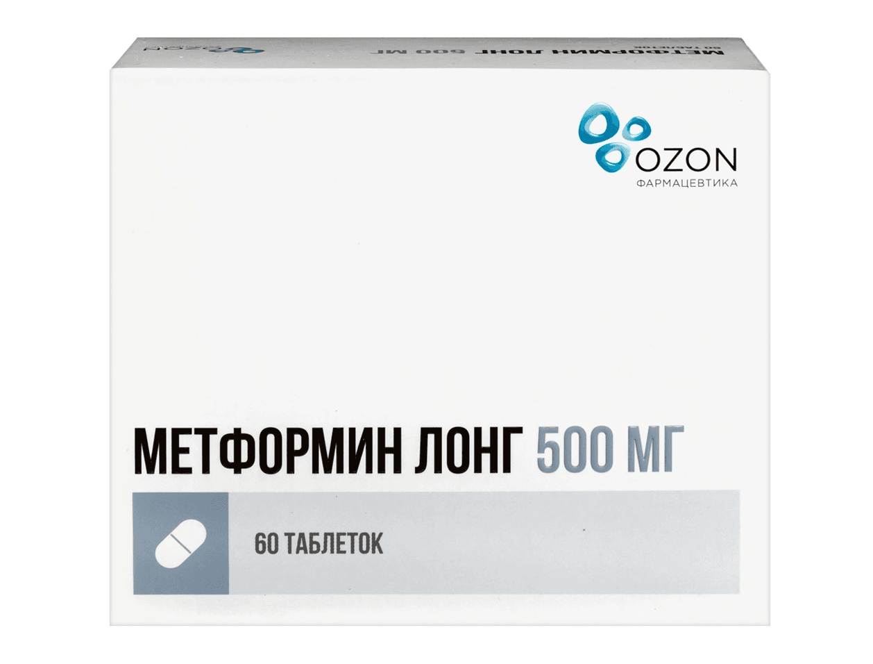 метформин лонг-озон таб с пролонг высвоб 500мг N60