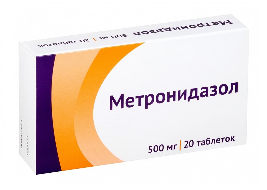 метронидазол-озон таб 500мг 20