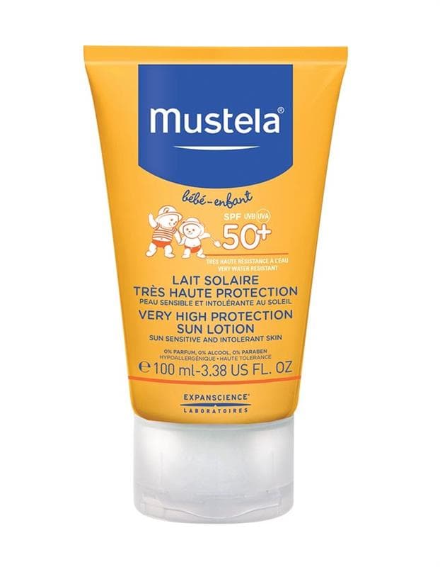мустела bebe молочко 100мл spf 50 плюс