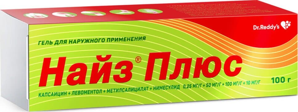 найз плюс гель для наружн примен туб 100г