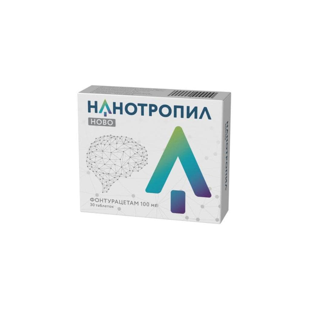 нанотропил ново таб 100мг 30