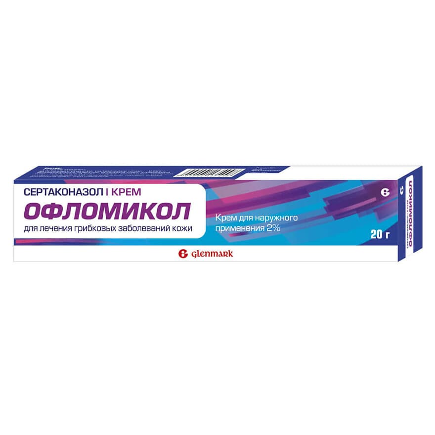 офломикол крем для наруж примен 2% 20г