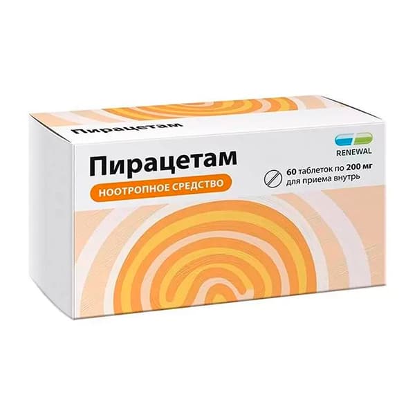 пирацетам-реневал таб ппо 200мг N60