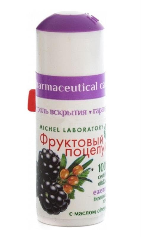фруктовый поцелуй помада гигиеническая ежевика 3,5 г
