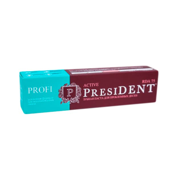 президент профи актив з/паста 100г 75 rda