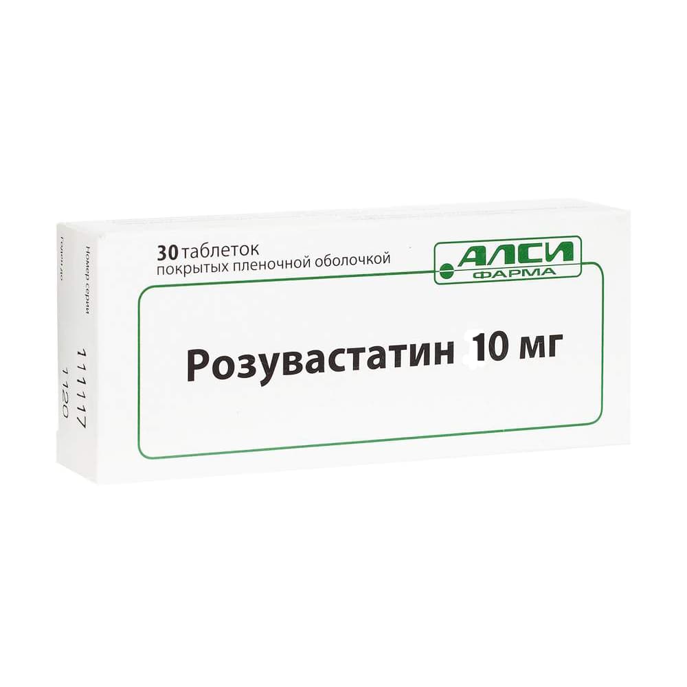розувастатин-алси таб ппо 10мг N30