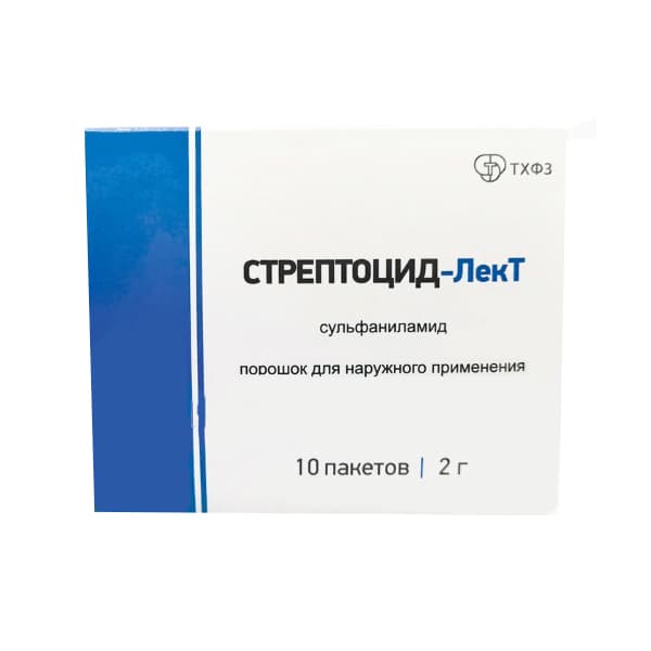 стрептоцид-лект пор для наруж примен 2г N10