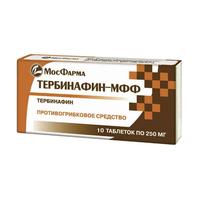 тербинафин-мфф таб 250мг N10
