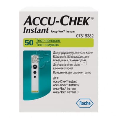 тест-полоски accu-chec instant 50 шт